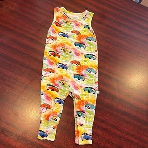 Bamboo Footed Zip - tie dye!!!